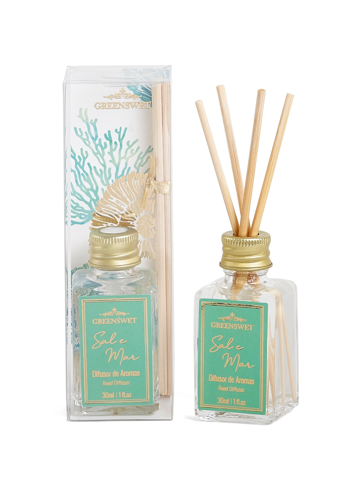 Difusor Aromas Sal E Mar 30ml Sm03 Greens Wet