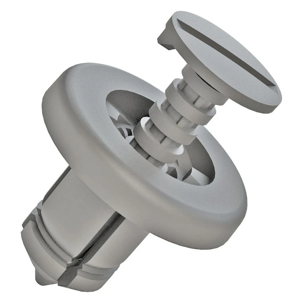 Grampo do Para-choque/Churrasqueira Cinza - PLAST CAR P167C