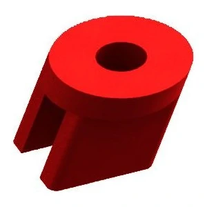 Bucha do Forro Descansa Braço Vermelha - PLAST CAR P57V