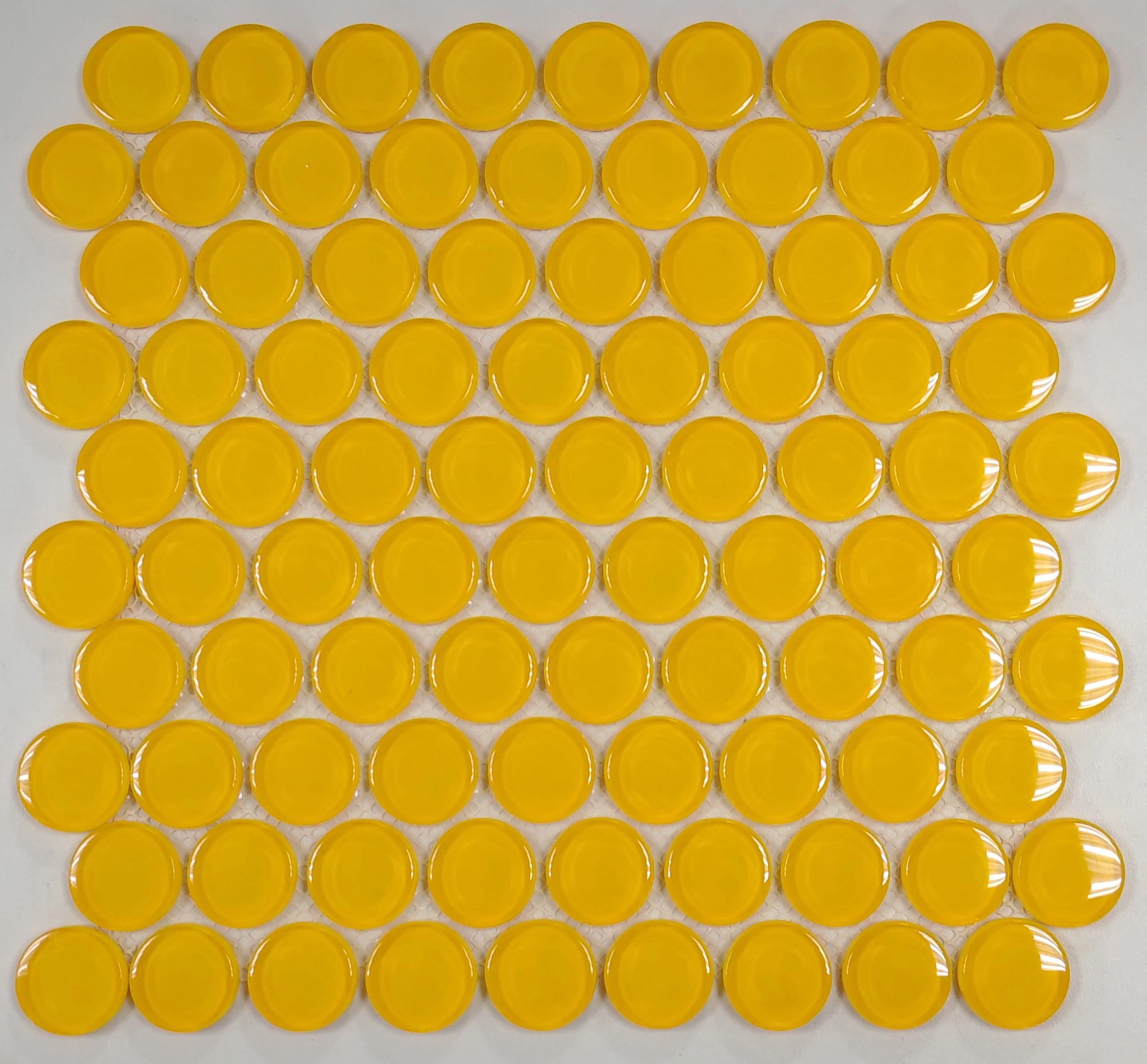 Pastilha De Vidro Ball Yellow 3x3 Placa 30x30cm - 1313060003