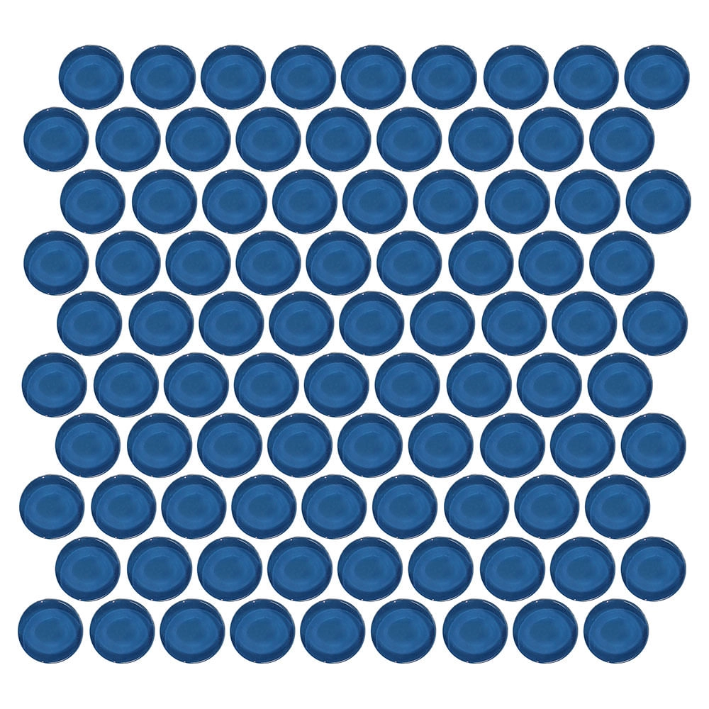 Pastilha De Vidro Ball Dark Blue 3x3 Placa 30x30cm - 1313060005