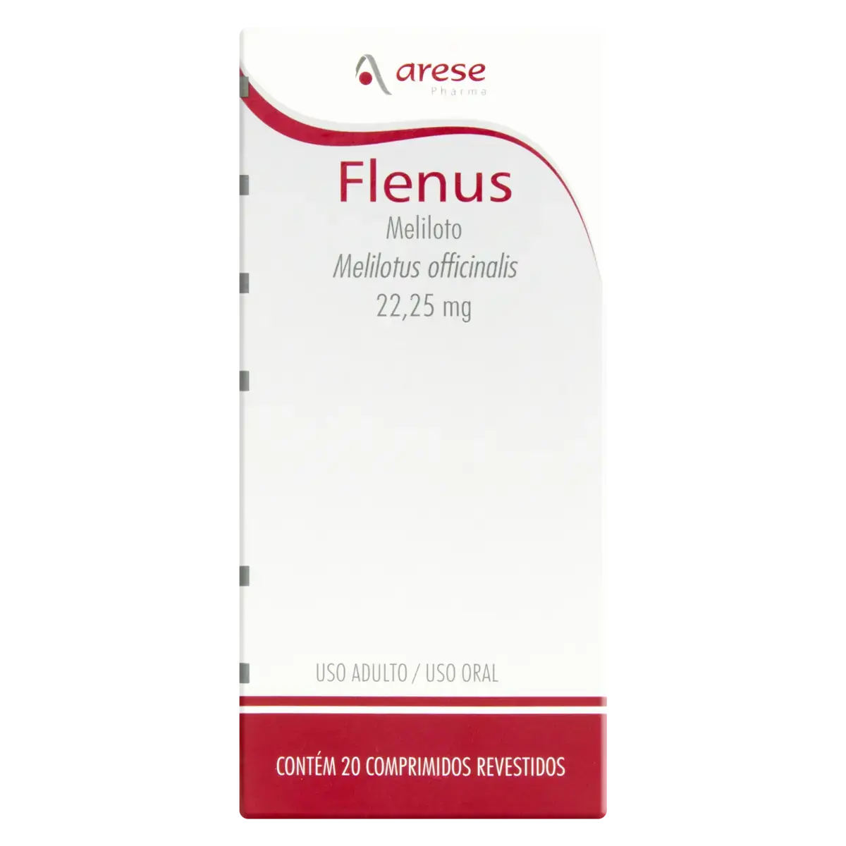 Flenus 22,25mg Arese Pharma Caixa 20 Comprimidos Revestidos