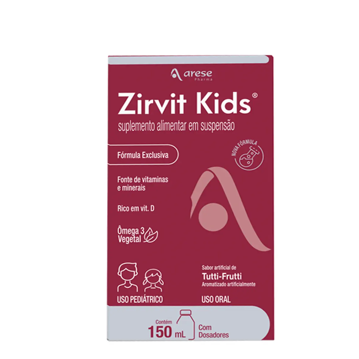 Vitamina Zirvit Kids Suspensão Oral 150ml
