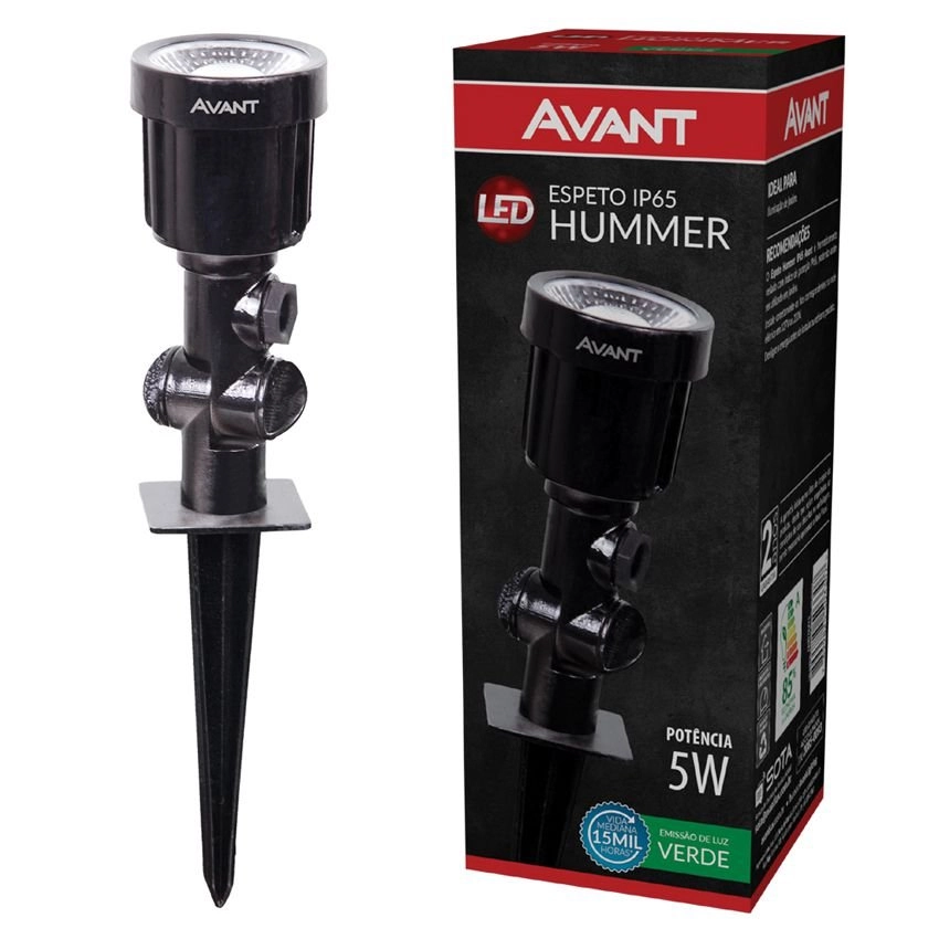 Spot Finco Avant Led 5w Verde Ip67 Bivolt