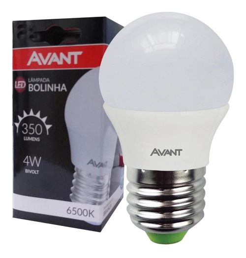 Lampada Bolinha Branca 4w Bivolt Avant