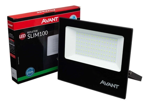 Refletor Led Slim 100 Vd Bivolt Avant