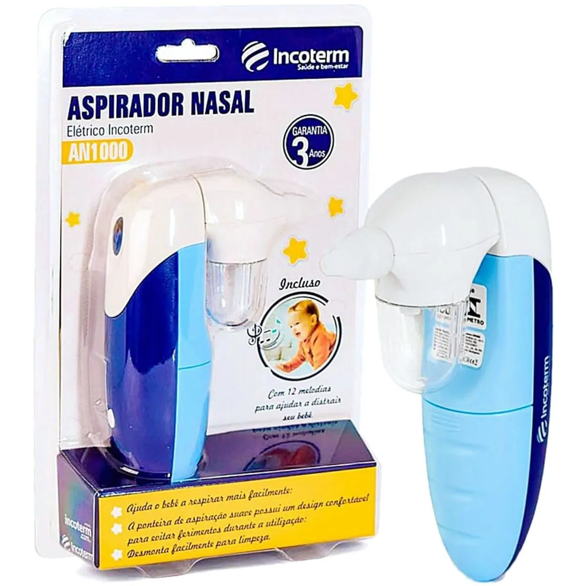 Aspirador Nasal elétrico Incoterm AN1000
