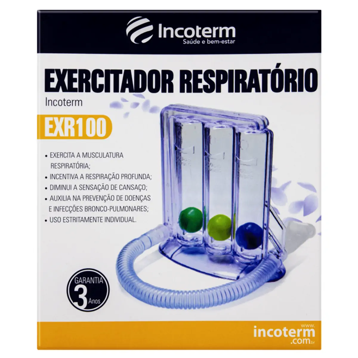 Exercitador Respiratório Exr100 Incoterm