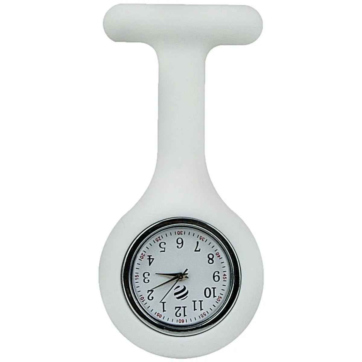 Relógio de Lapela em Silicone Incoterm Branco