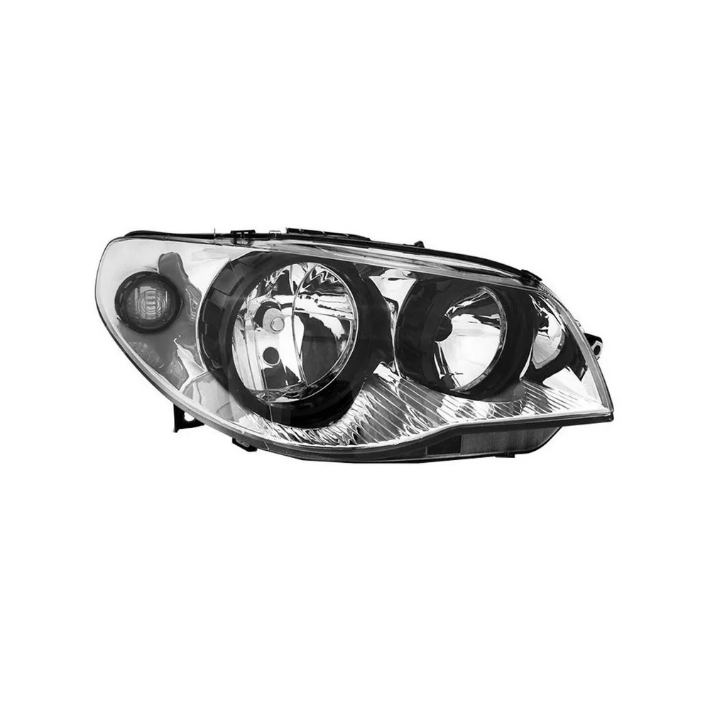 Farol Principal Lado Direito Máscara Cromada Aro Preto H7/H7 - AUTOMOTIVE IMPORTS ZN555021