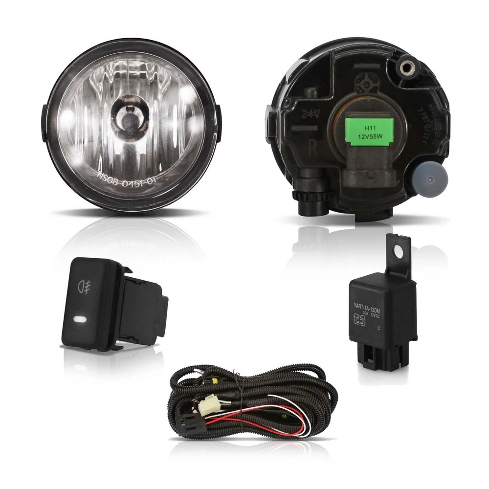 Kit Farol de Milha NISSAN TIIDA com Moldura com Botão - AUTOMOTIVE IMPORTS ZN0452