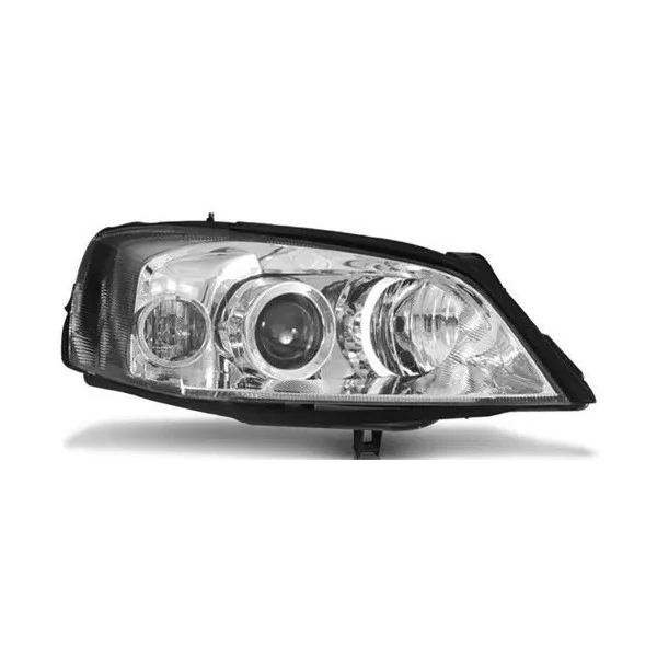 Farol Principal CHEVROLET - GM ASTRA Lado Direito Máscara Cromada Regulagem Elétrica sem Motor H1/H7 - AUTOMOTIVE IMPORTS ZN1414296
