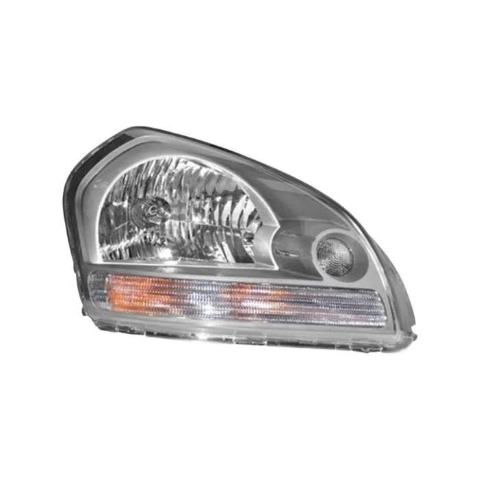 Farol Principal HYUNDAI TUCSON Lado Esquerdo Máscara Negra Aro Cinza Pisca Cristal - AUTOMOTIVE IMPORTS ZN1414031