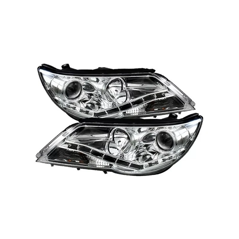 Farol Principal (Par) VOLKSWAGEN TIGUAN Máscara Cromada com Led DLR - AUTOMOTIVE IMPORTS ZN1313203