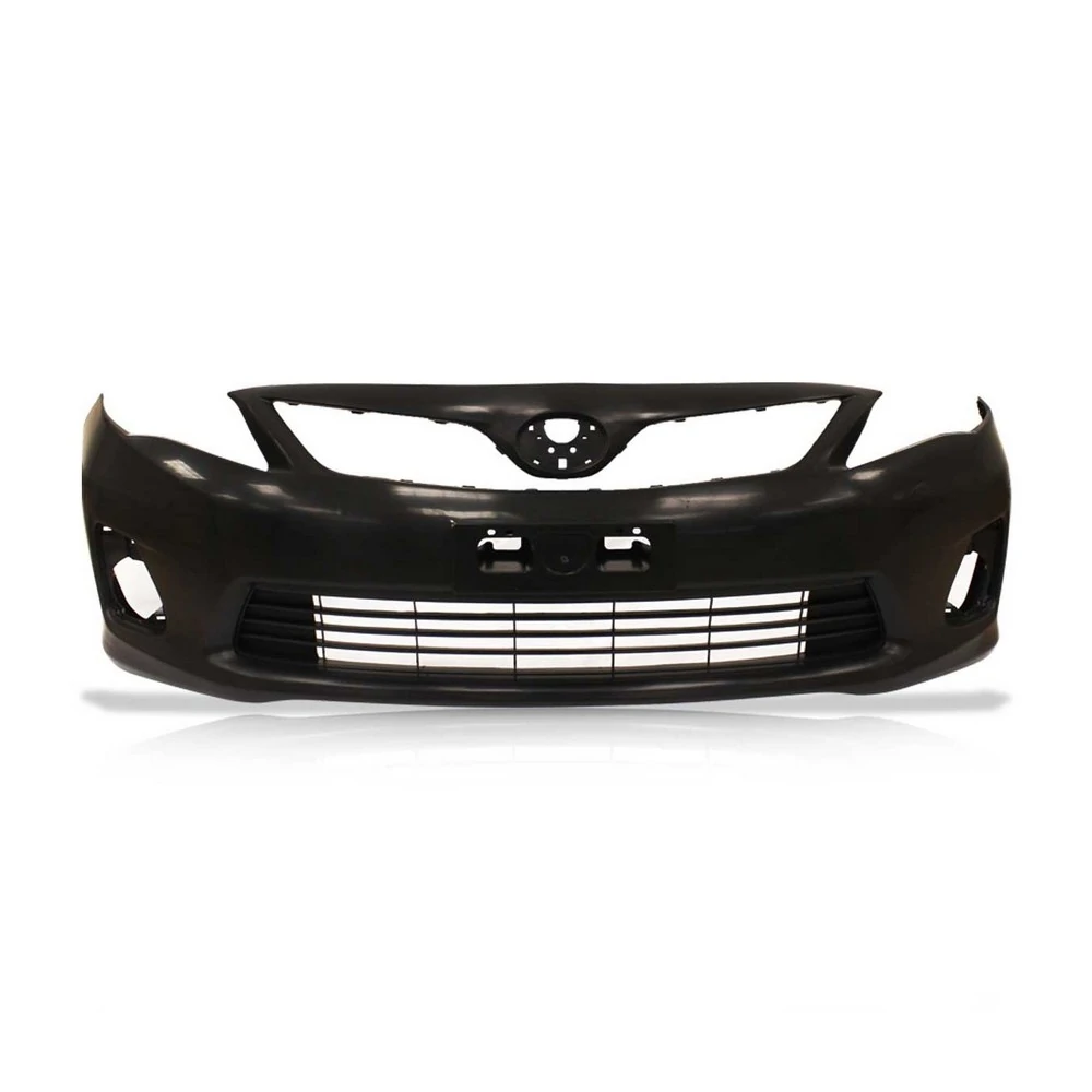 Para-choque Dianteiro TOYOTA COROLLA Preto Liso com Furo - AUTOMOTIVE IMPORTS ZN111221
