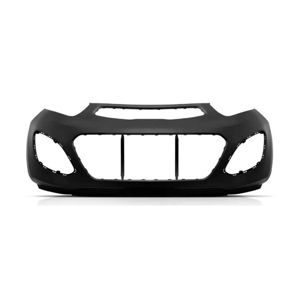 Para-choque Dianteiro KIA MOTORS PICANTO Preto Liso com Furo MIlha - AUTOMOTIVE IMPORTS ZN111528