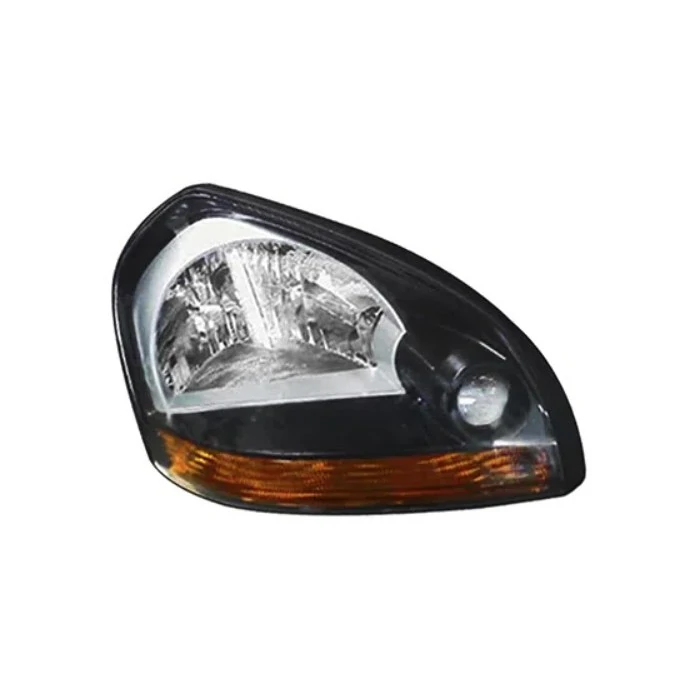 Farol Principal HYUNDAI TUCSON Lado Direito Máscara Cinza Aro Cinza Pisca Âmbar - AUTOMOTIVE IMPORTS ZN1414243
