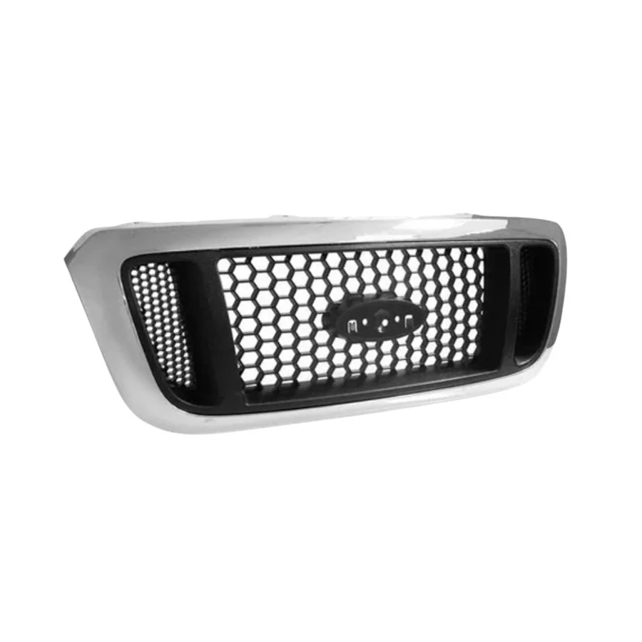 Grade do Radiador Preto FORD RANGER com Friso Cromado - AUTOMOTIVE IMPORTS ZN1919012