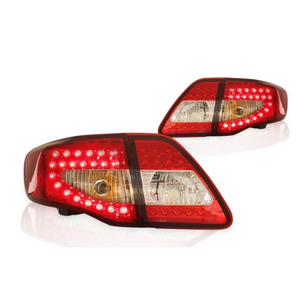Lanterna Traseira (Par) TOYOTA COROLLA Vermelho Branco com Led - AUTOMOTIVE IMPORTS ZN1313188