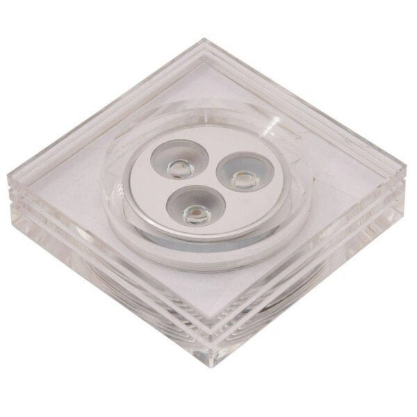 Spot De Led De Embutir Glow Quadrado 3x1w Bella Iluminação