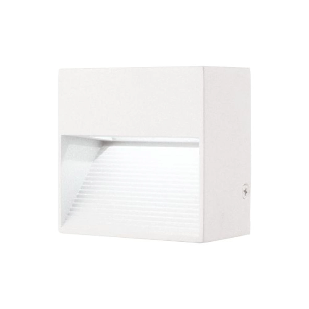 Balizador Bella Dash Sobrepor 8x5cm Branco Lx1222