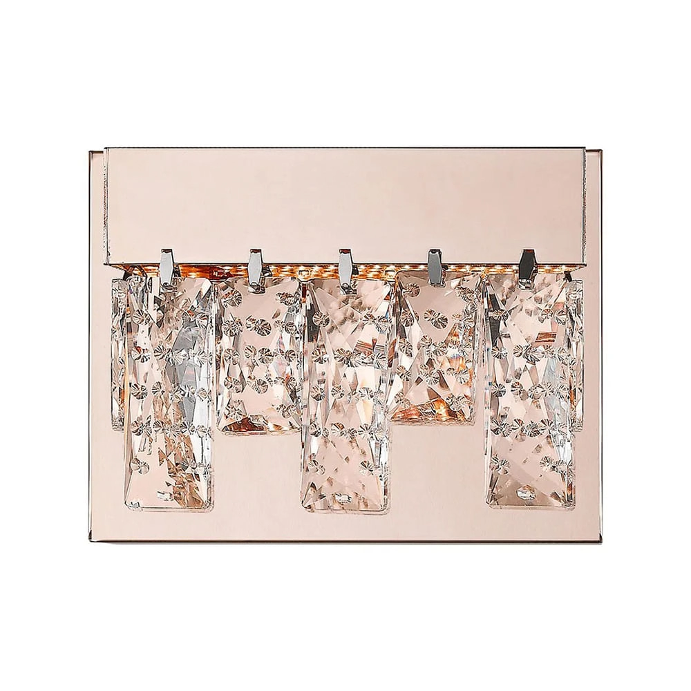 Arandela Bella Veu 12 X 18 X 24cm Led  2 7w Ho301