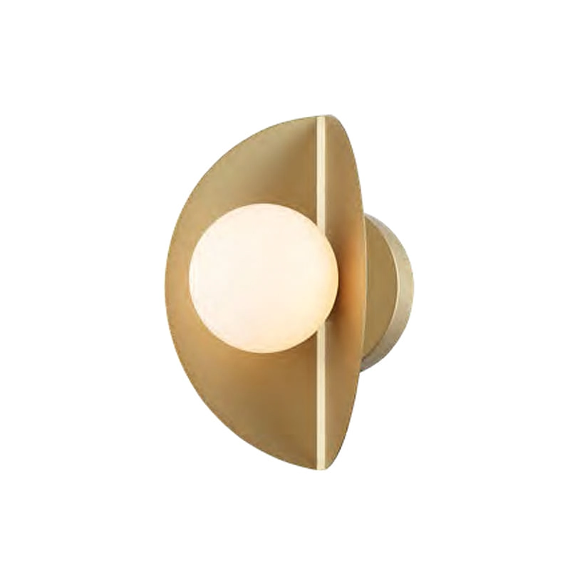 Arandela Bella Cacau 15x14x25cm G9 25w Dourado Hl009