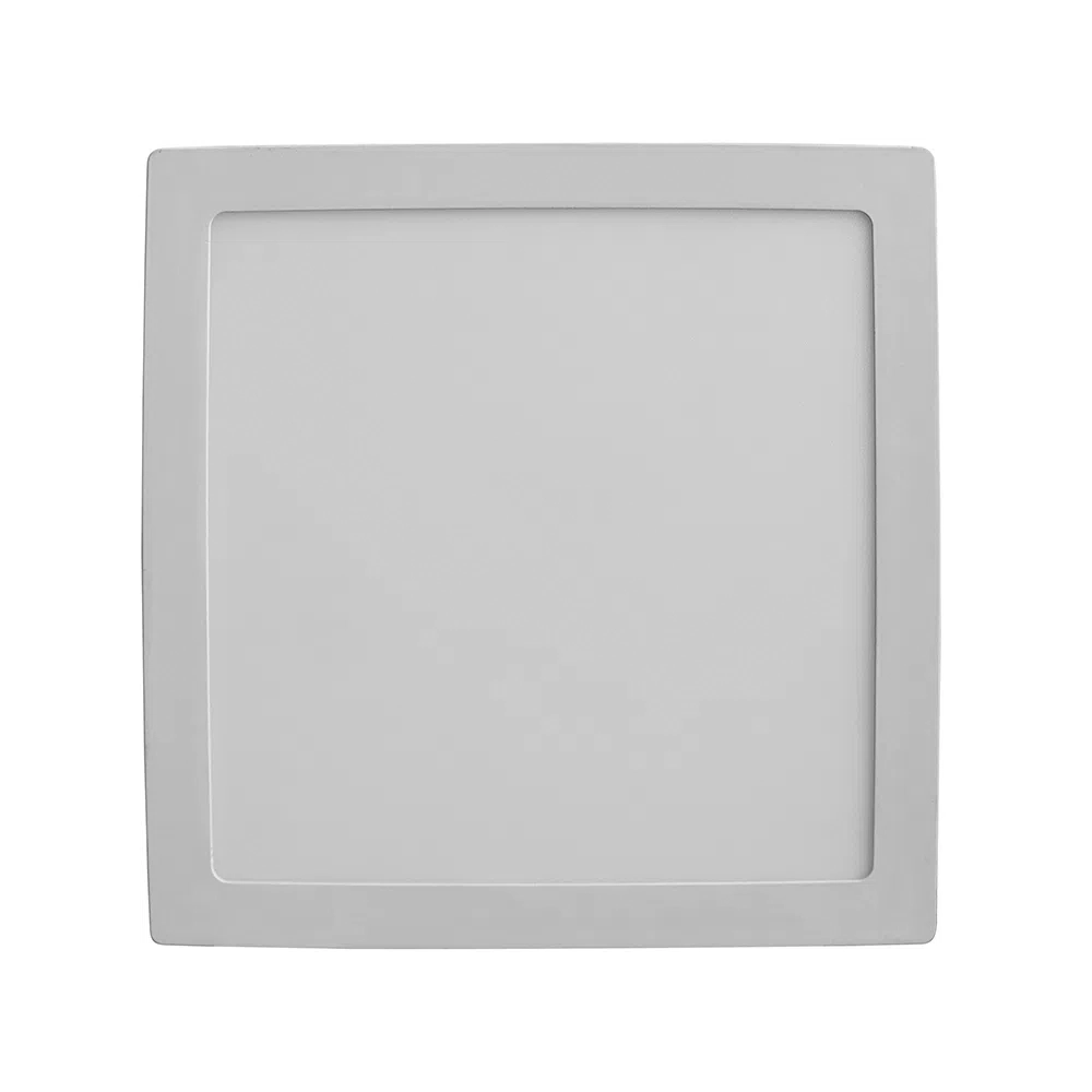 Painel Plafon De Sobrepor Branco 21cm Led 18w 3000k Bivolt Dl180sq Bella