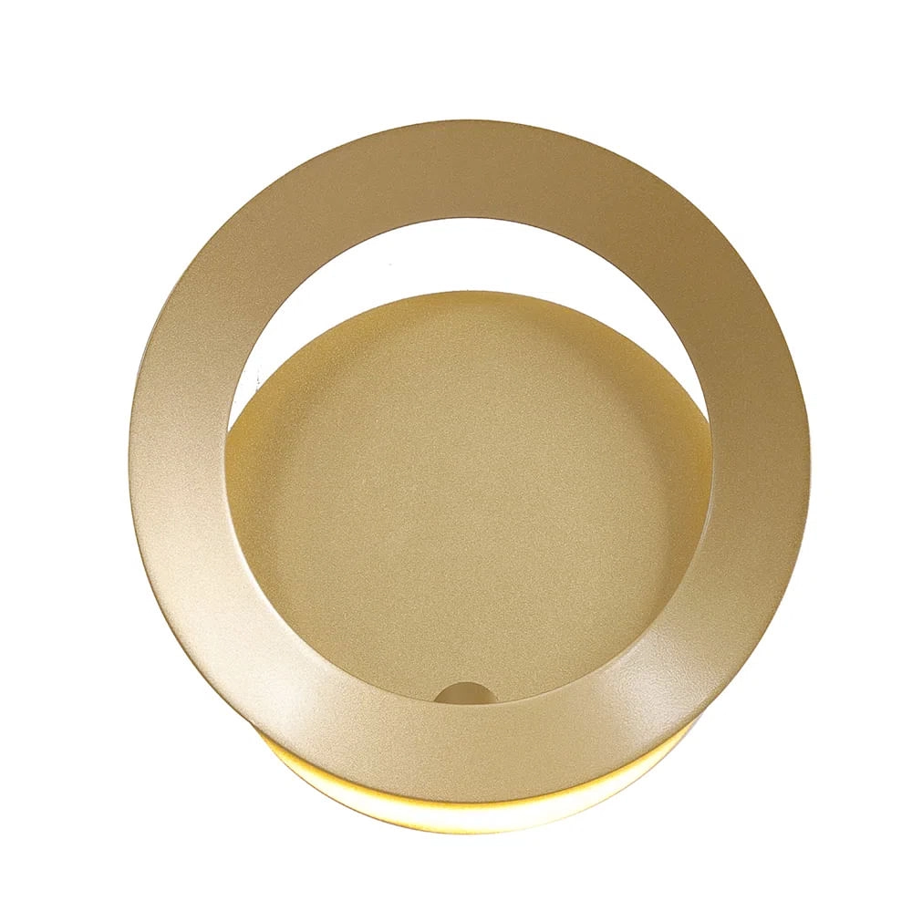 Arandela Bella Ginga Dourado Led 3000k 10 5x17cm Bb025