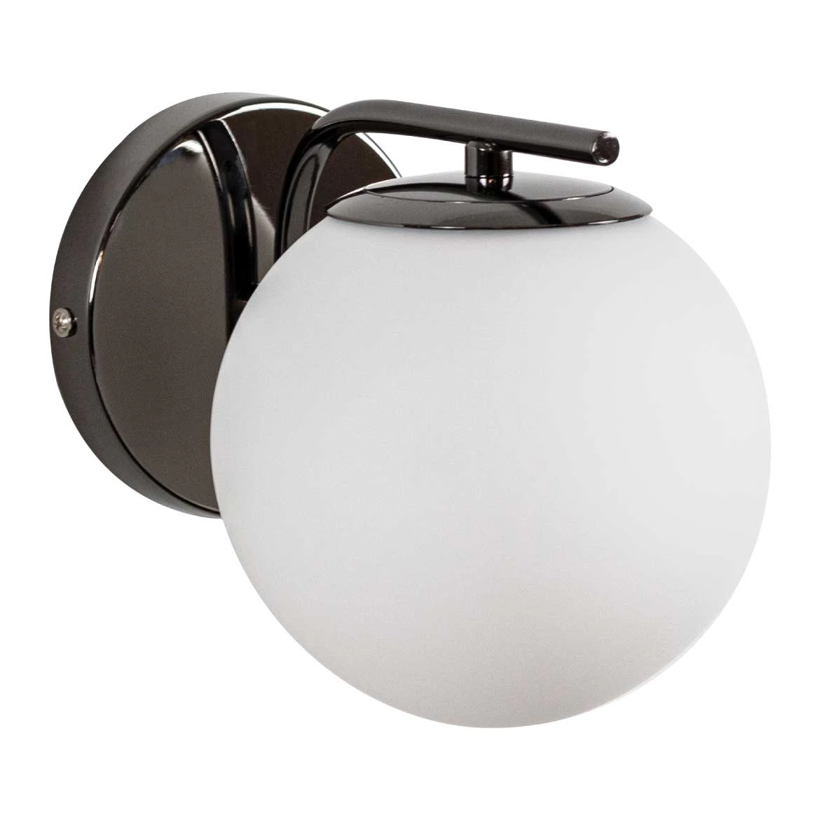Arandela Petit Poá Cromo Negro E Branco Sq005q Bella P/ E27 St2218
