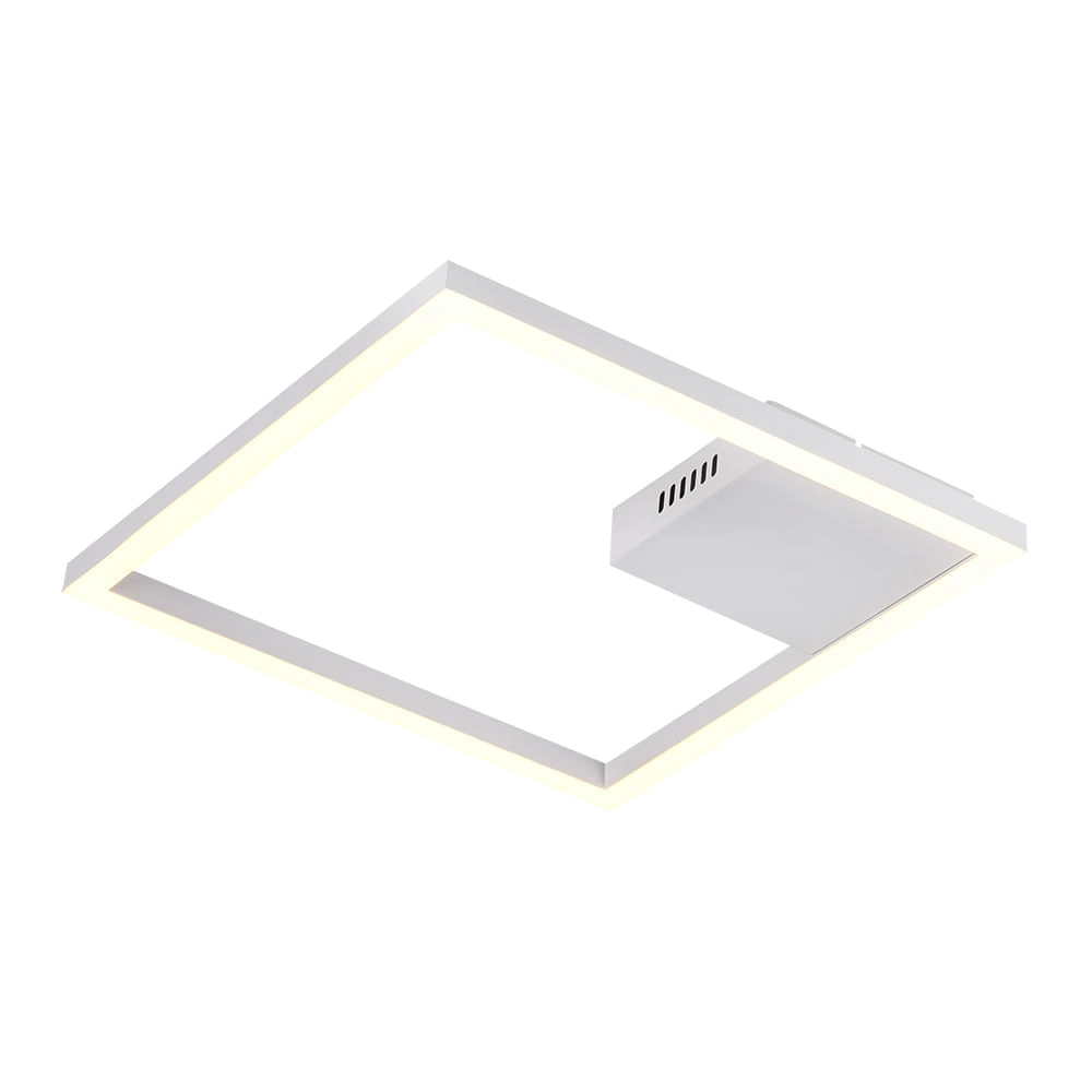 Plafon De Sobrepor Bella Tec Branco 40x40x4cm 30w 3000k 1790lm Gd014w
