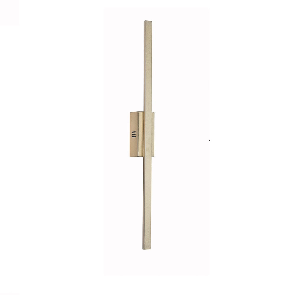 Arandela Plafon Bella Tec Dourado 60x2cm 10w 3000k 620lm Gd011sg