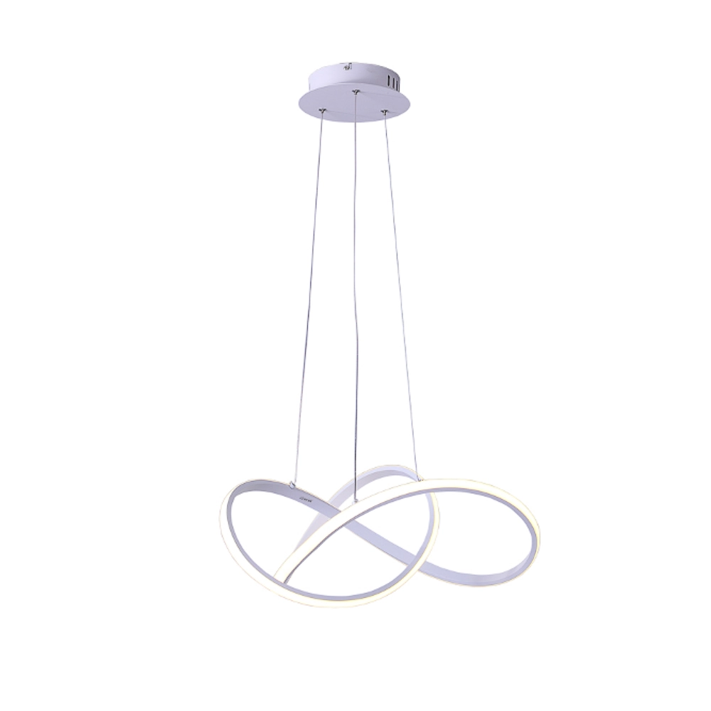 Pendente Fluire Branco Led 30w 3000k Bivolt Sb001w Bella