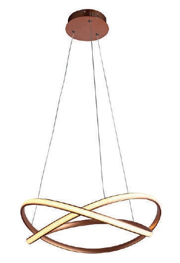 Pendente Nodo Cobre 50cm Led 36w 3000k Bivolt Hm020e Bella