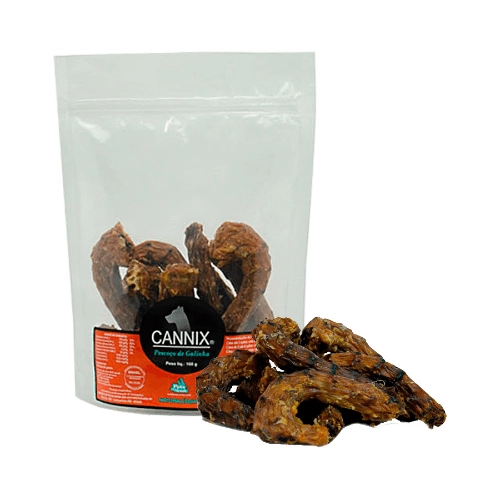 Petisco Natural para Cães Cannix Pescoço de Galinha 160g - Pets du Monde