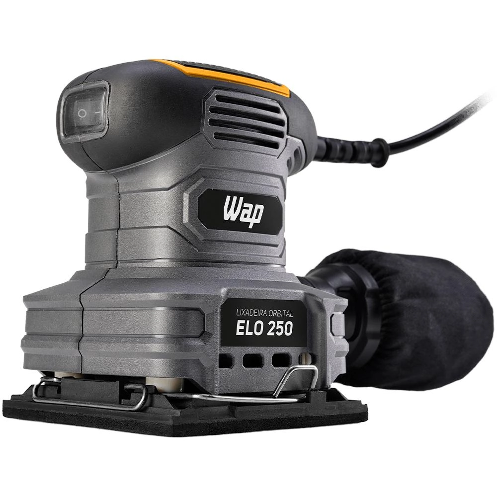 Lixadeira Orbital 60hz Potência 250w Elo 250 WAP Cinza- 127v