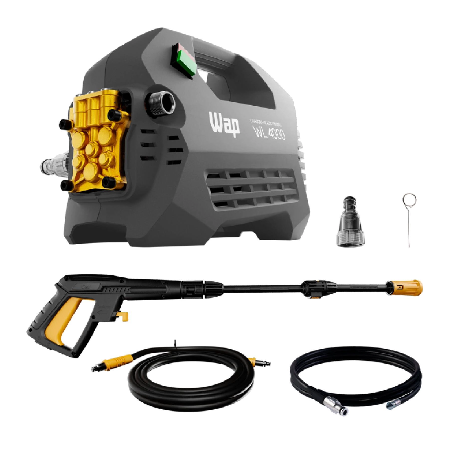 Lavadora de Alta Pressão Ultra WL 4000 2000W 127V (110V) com Agulha Desobstruidora e Motor de Indução WAP