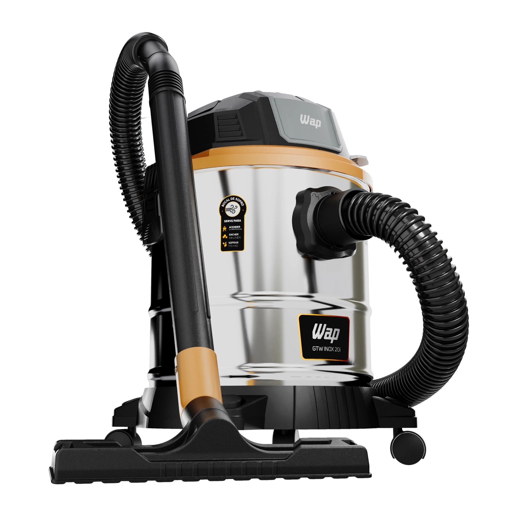 Aspirador de Pó e Água Wap GTW Inox 20i 1900W 127V (110V)