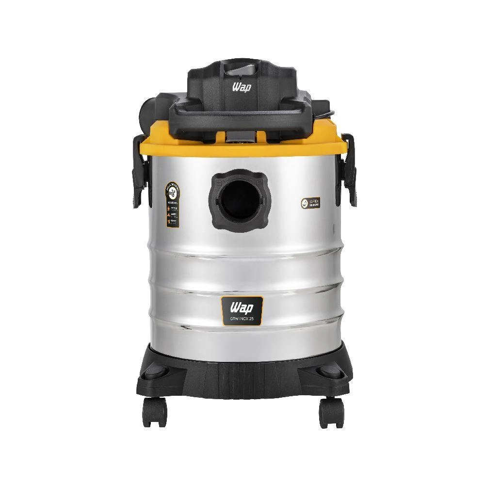 Aspirador De Pó E Água Profissional Wap Gtw 25 Inox 2000w 25l 220v Fw010528