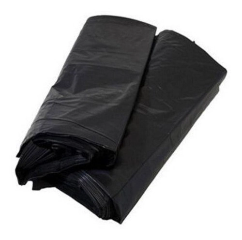Saco De Lixo Ecológico Reforçado -  50 Litros Preto