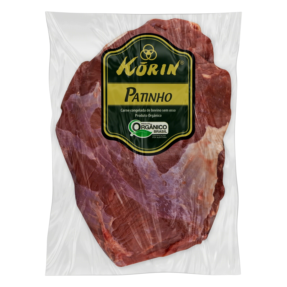 Patinho Bovino Congelado Orgânico Sem Osso Korin