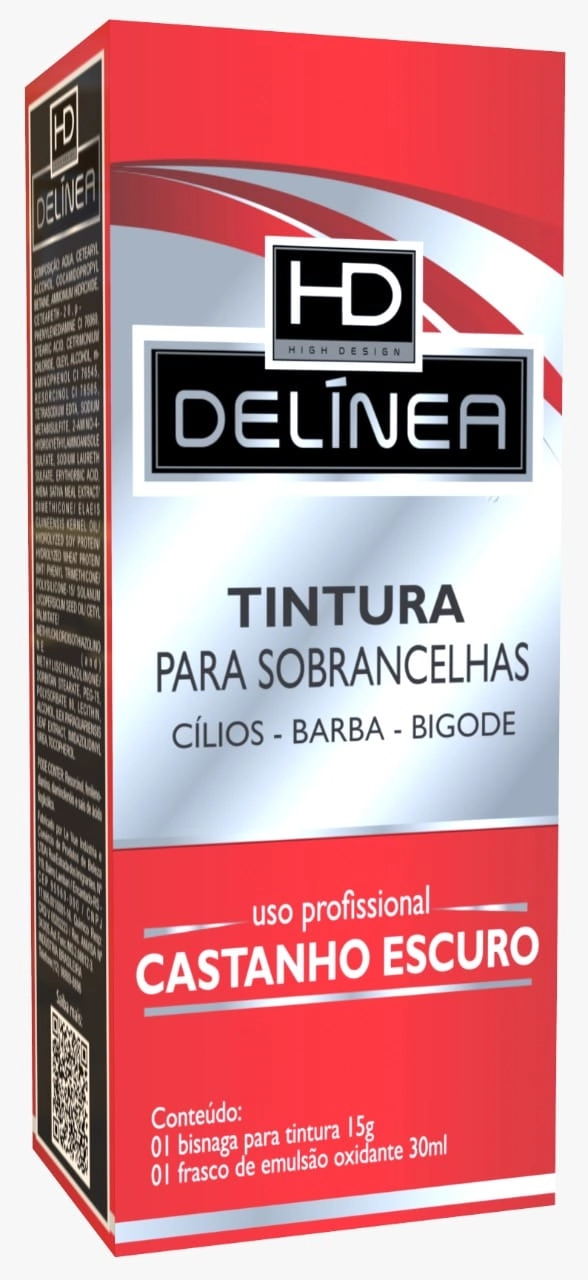 Tintura 15g Castanho Escuro Delinea