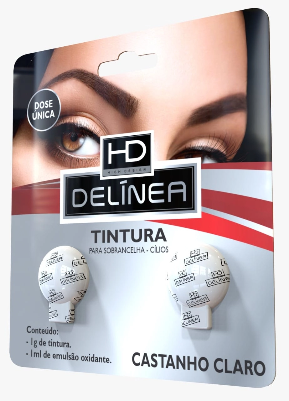 Tintura 1g Castanho Claro Hd Delinea