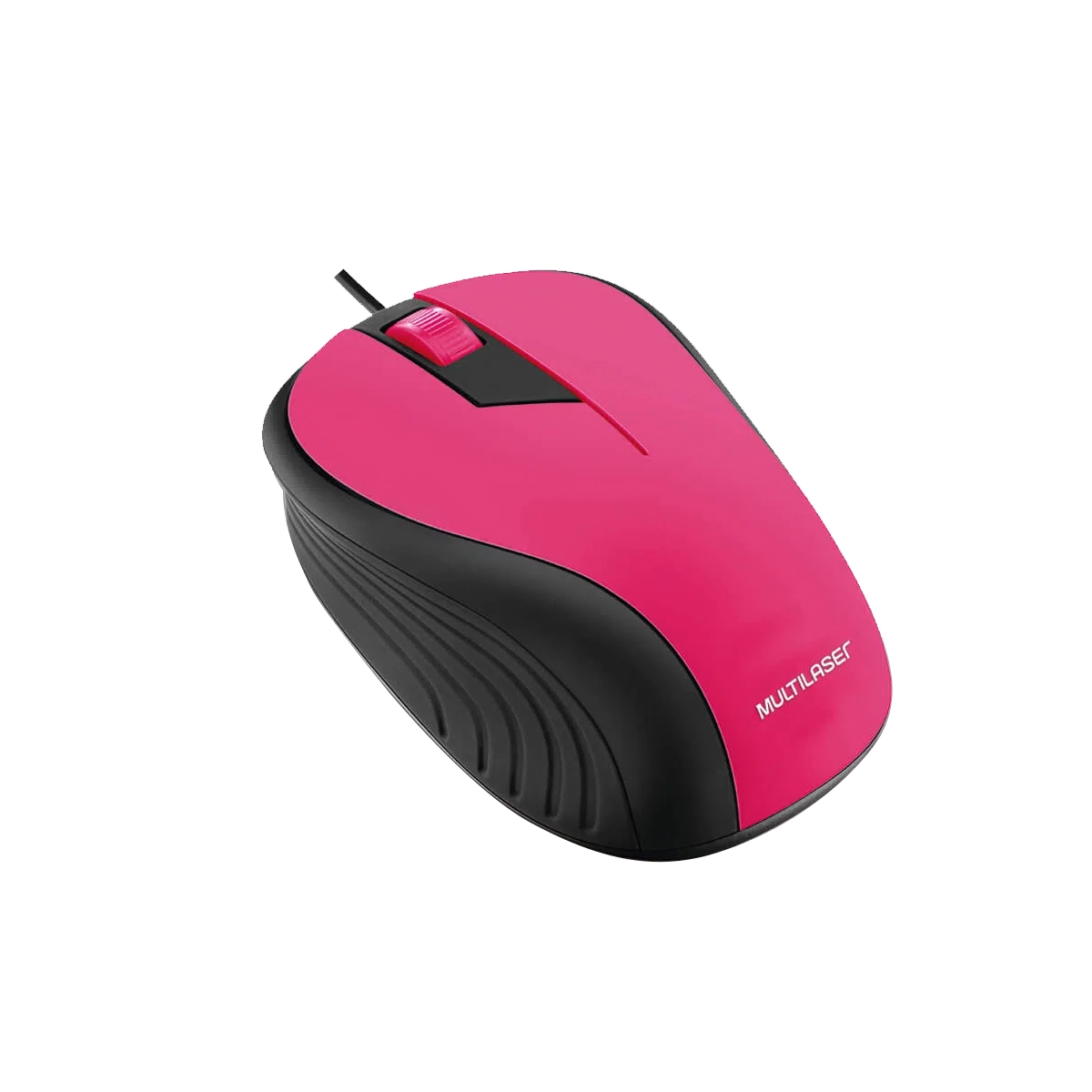 Mouse Com Fio Rosa Mo223 Multilaser