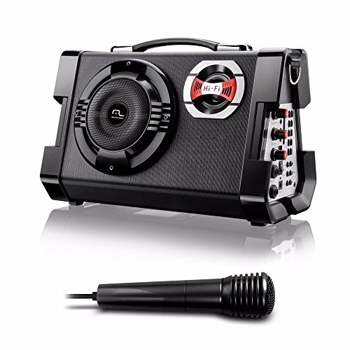 Caixa De Som Multilaser Sp191 Multiuso Preto 80w Usb E...