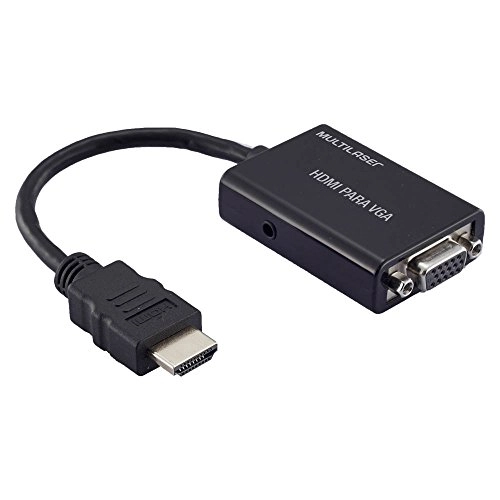 Conversor Hdmi F em Vga F com Saída Áudio Multilaser