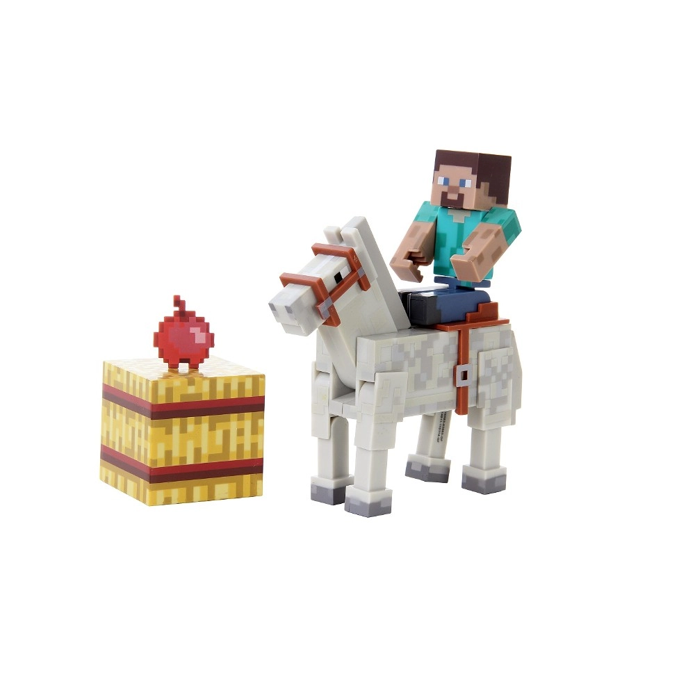 Brinq.multikids Boneco Minecraft Steve C/cavalo