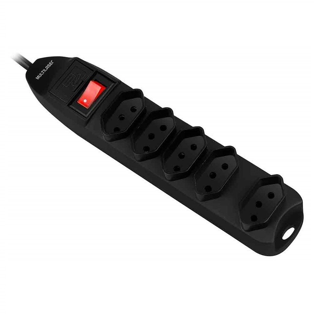 Régua Extensora 5 Tomadas Multilaser