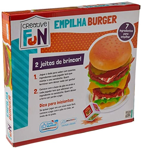 Brinq.empilha Burger Creative Fun