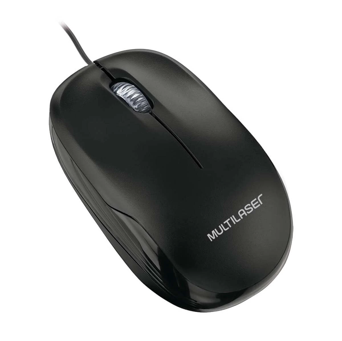 Mouse Com Fio Óptico Multilaser USB MO255 Preto